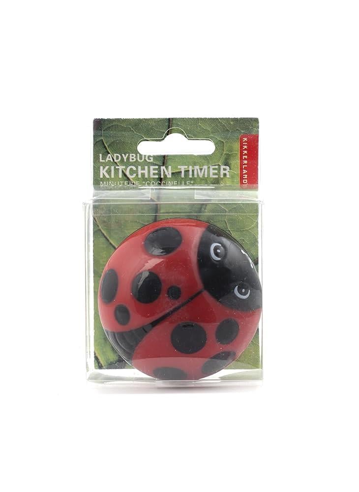 Kikkerland  Kitchen Timer Mutfak Zamanlayıcı Uğur Böceği
