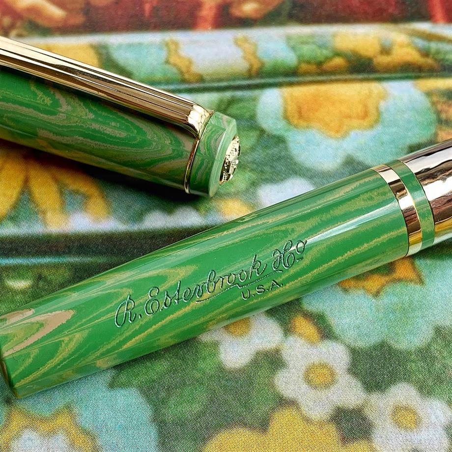 Esterbrook Model J Dolma Kalem Lotus Green Ebonite  Medium