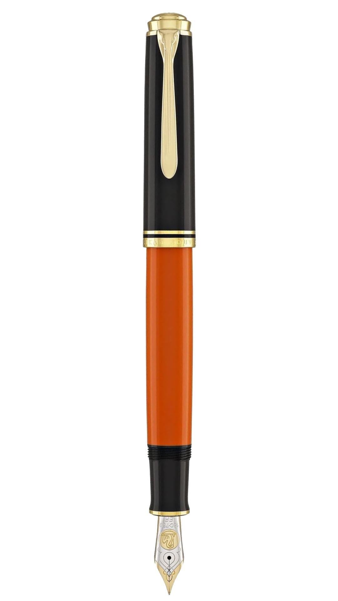 Pelikan Souveran M800 Burnt Orange Special Edition Fountain Dolma Kalem EF Uç