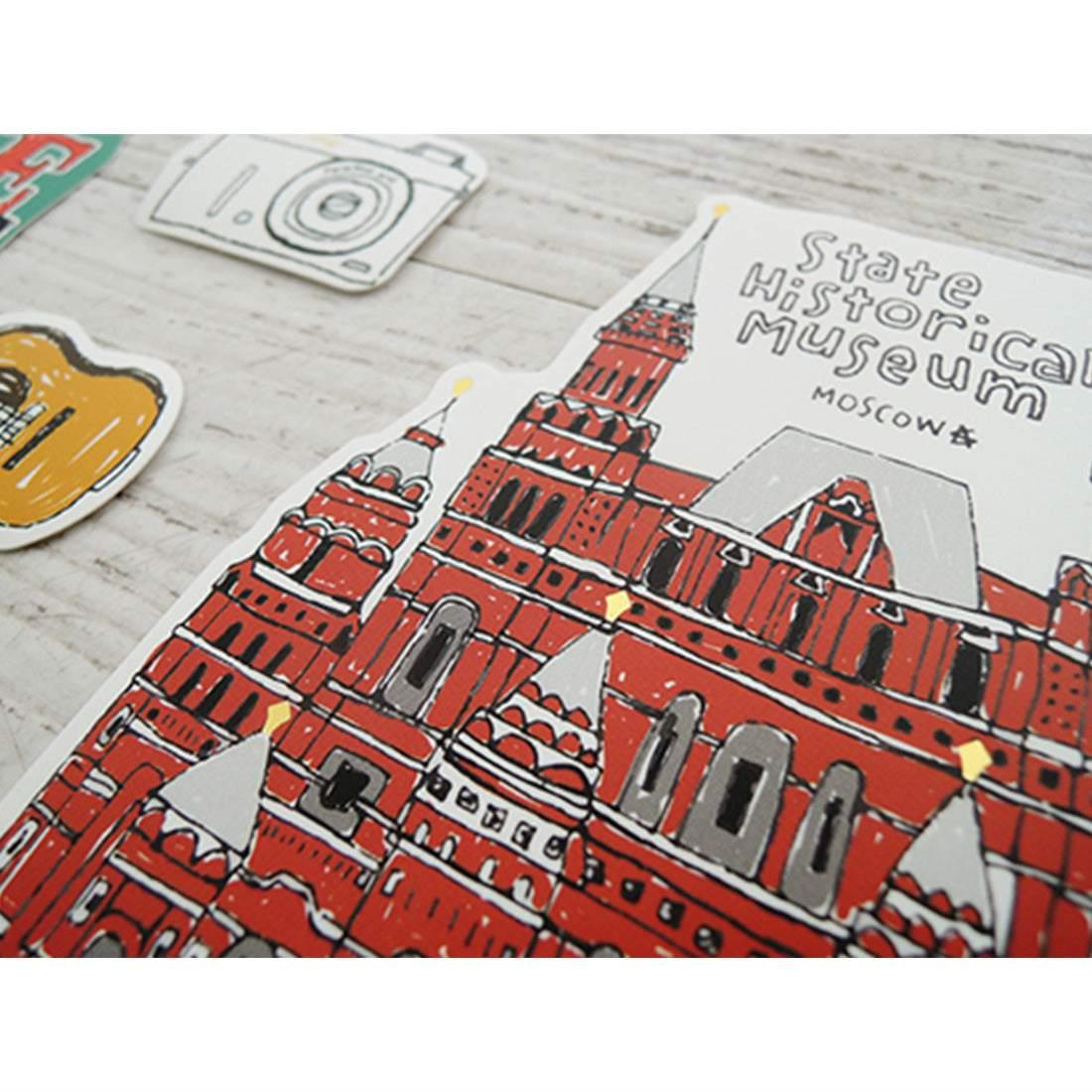 Suatelier Travel Luggage Sticker Pack Valiz Etiket Seti - Some Place