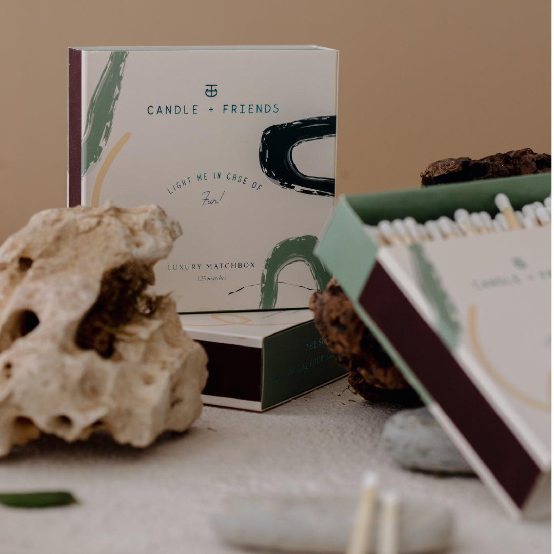 Candle + Friends No.4 White Patchouli Giant Kibrit Kutusu