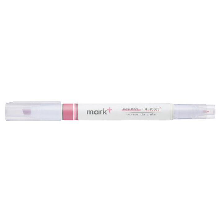 Kokuyo Mark+ Çift Taraflı ( Fosforlu ve Fineliner) Kalem Pembe 