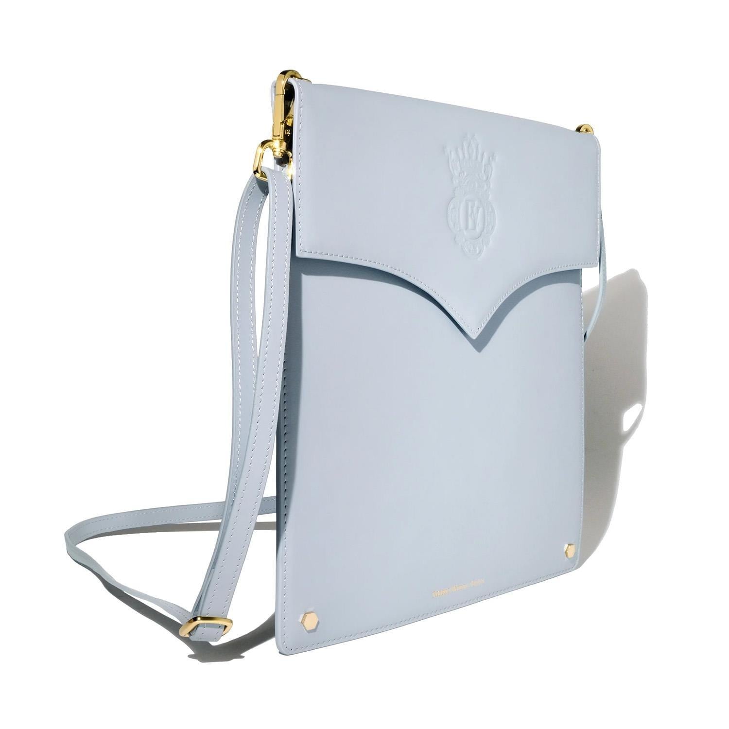 Ferris Wheel Press The Pendant Folio Deri Çanta Light Blue