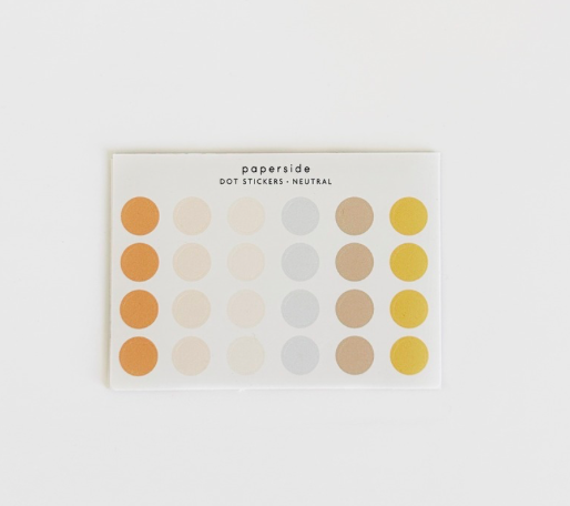 Dots Neutral Mini Sticker Seti