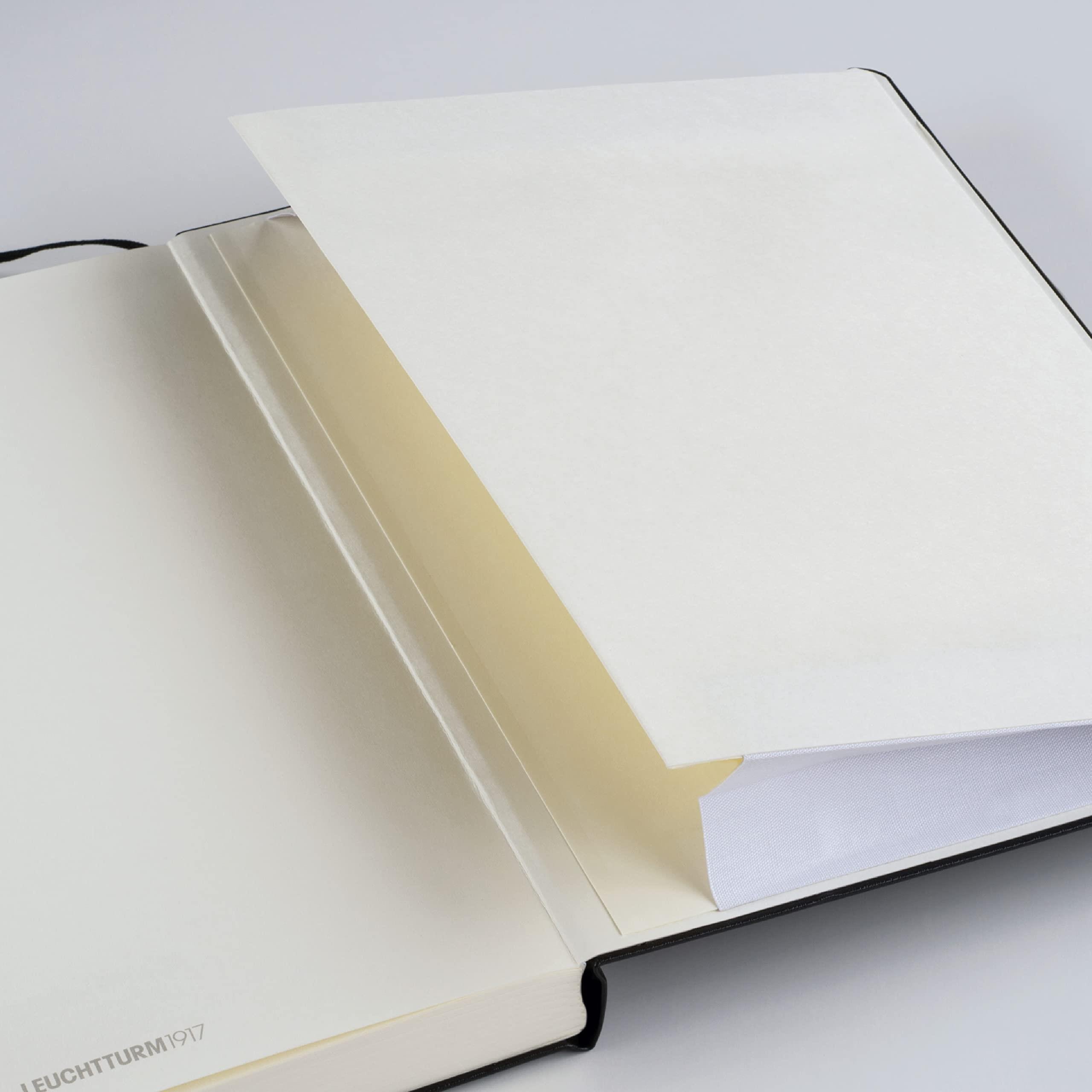 Leuchtturm1917 Master Classic (A4+), Sert Kapak, 235 numaralandırılmış Çizgisiz Sayfa, Sage, 363921 