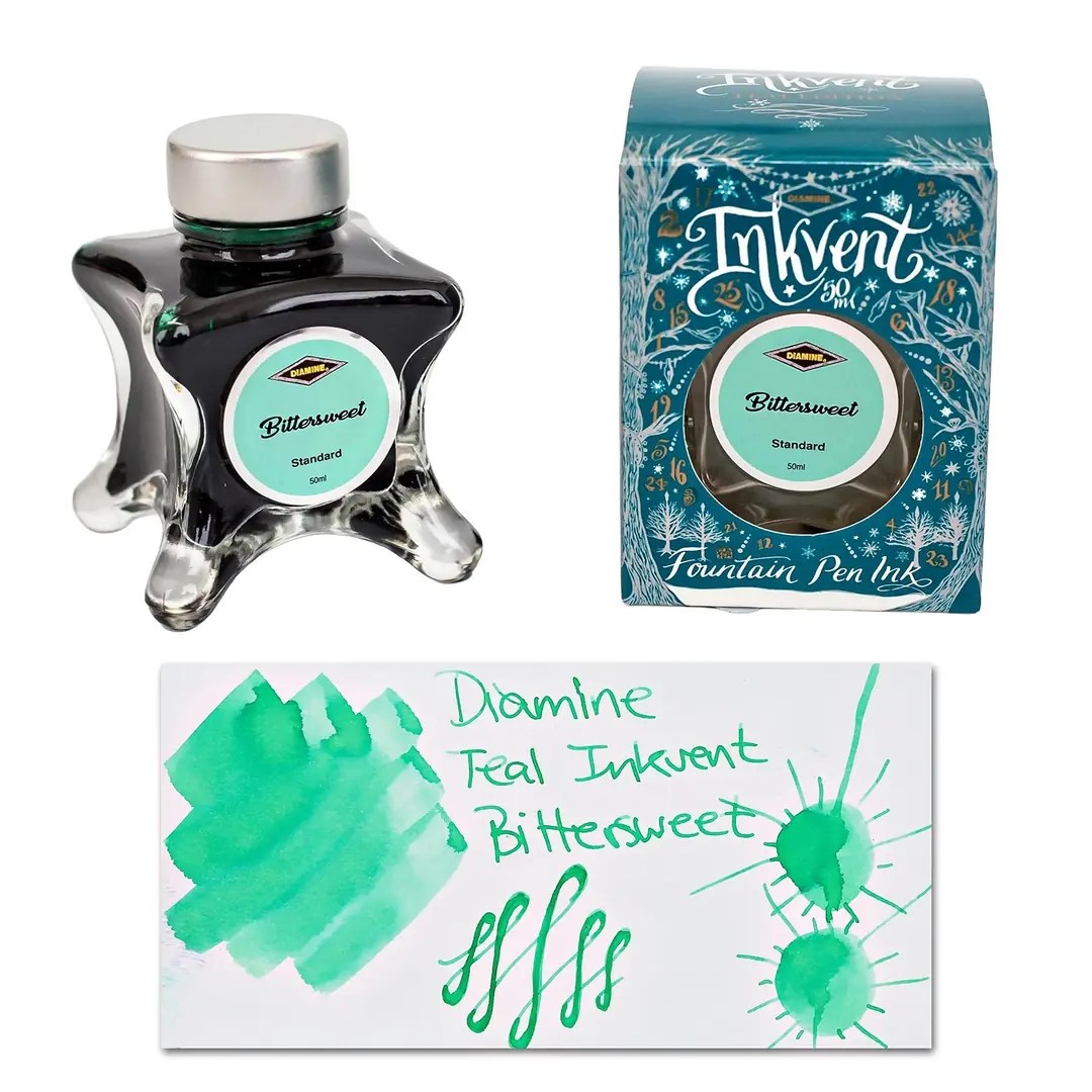 Diamine Inkvent Teal Calender Bittersweet Standard Mürekkep