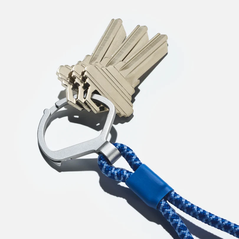 Craighill Rope Split Ring Anahtarlık - Mavi