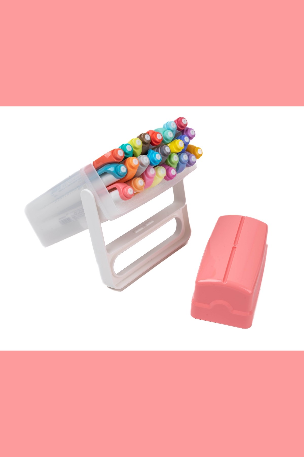 Zebra Mildliner Z BOX 25'li Çift Uçlu Fosforlu İşaretleme Kalemi Plastik Çantalı Set / WKT7-25C-ZBOX