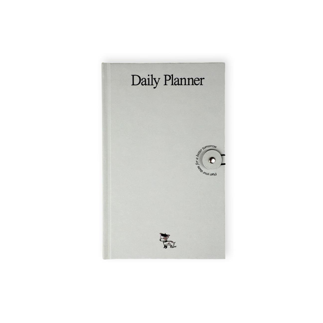 Fundaze Özel Tasarım Daily Planner Gri
