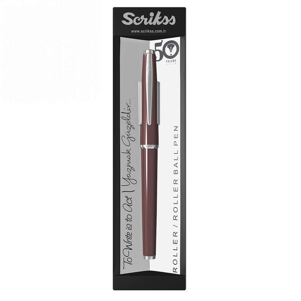 Scrikss Vintage 33 Roller Kalem Bordo