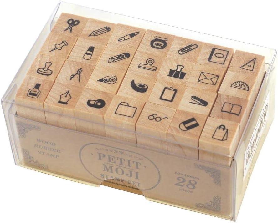 Kodomo No Kao Petit Moji Stamp Set  28'li Damga Seti Stationery
