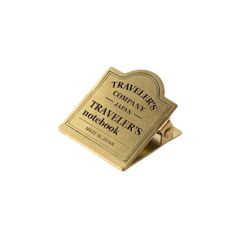 Traveler's Comany Klasik Gold Metal Klips