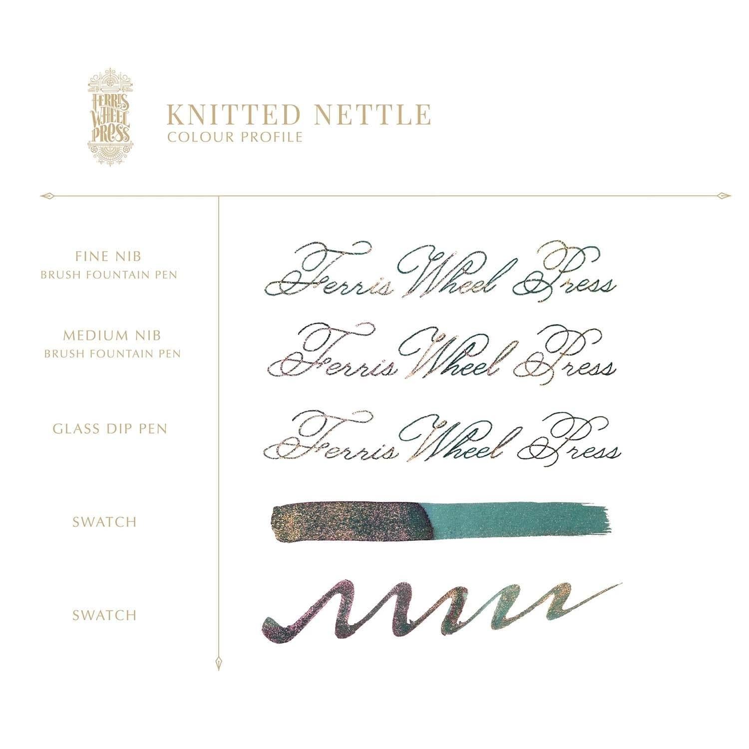 Ferris Wheel Press 20 ml Şişe Mürekkep Knitted Nettle