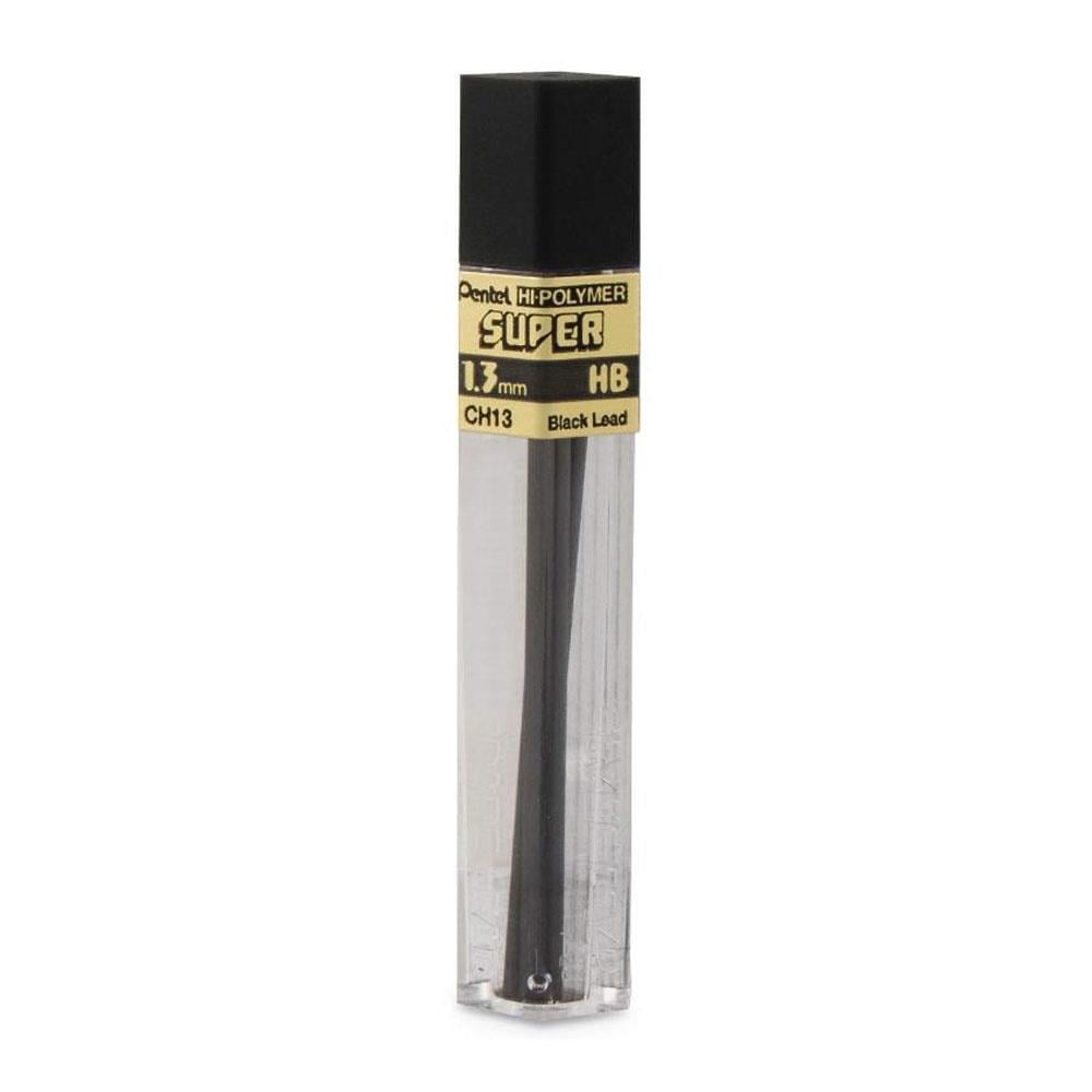 Pentel Hi-Polymer Super 1.3 mm B 8'li Kalem Ucu