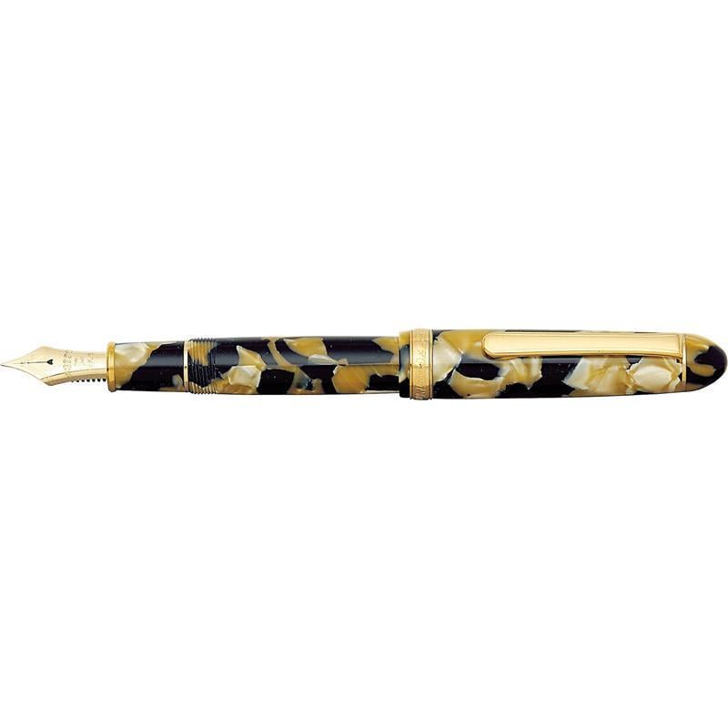 Platinum #3776 Century Celluloid Calico Dolma Kalem  14K Altın F Uç