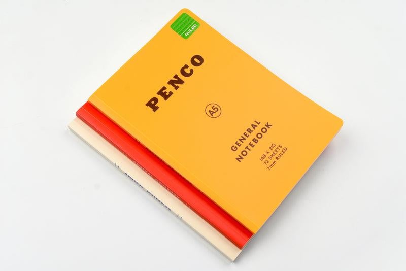 Penco General Notebook A5 Çizgili Defter Red