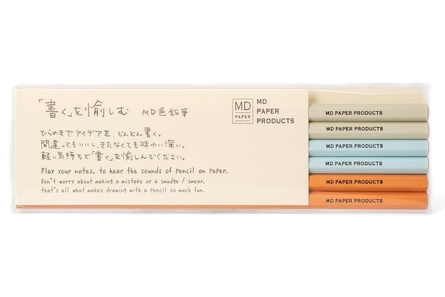 Midori MD Colored Pencil, Set of 6 pcs