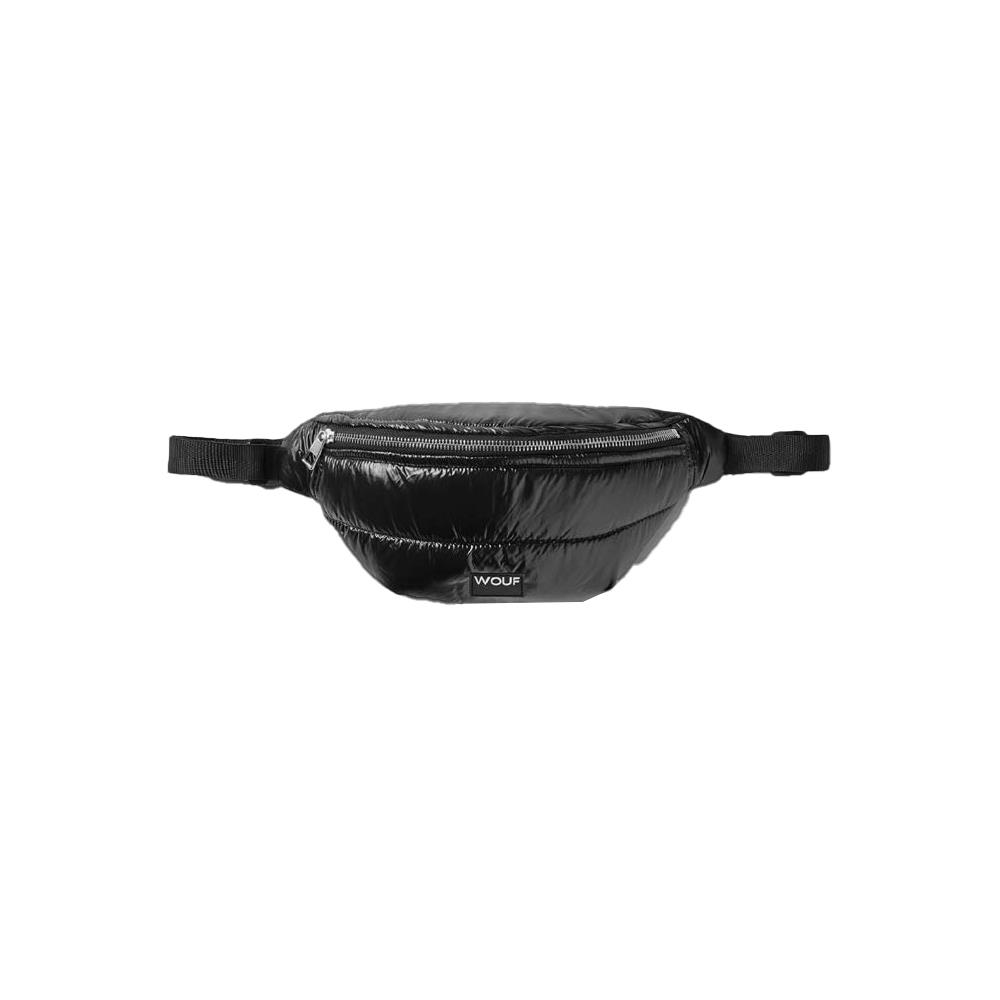 Wouf Black Glossy Bel Çantası