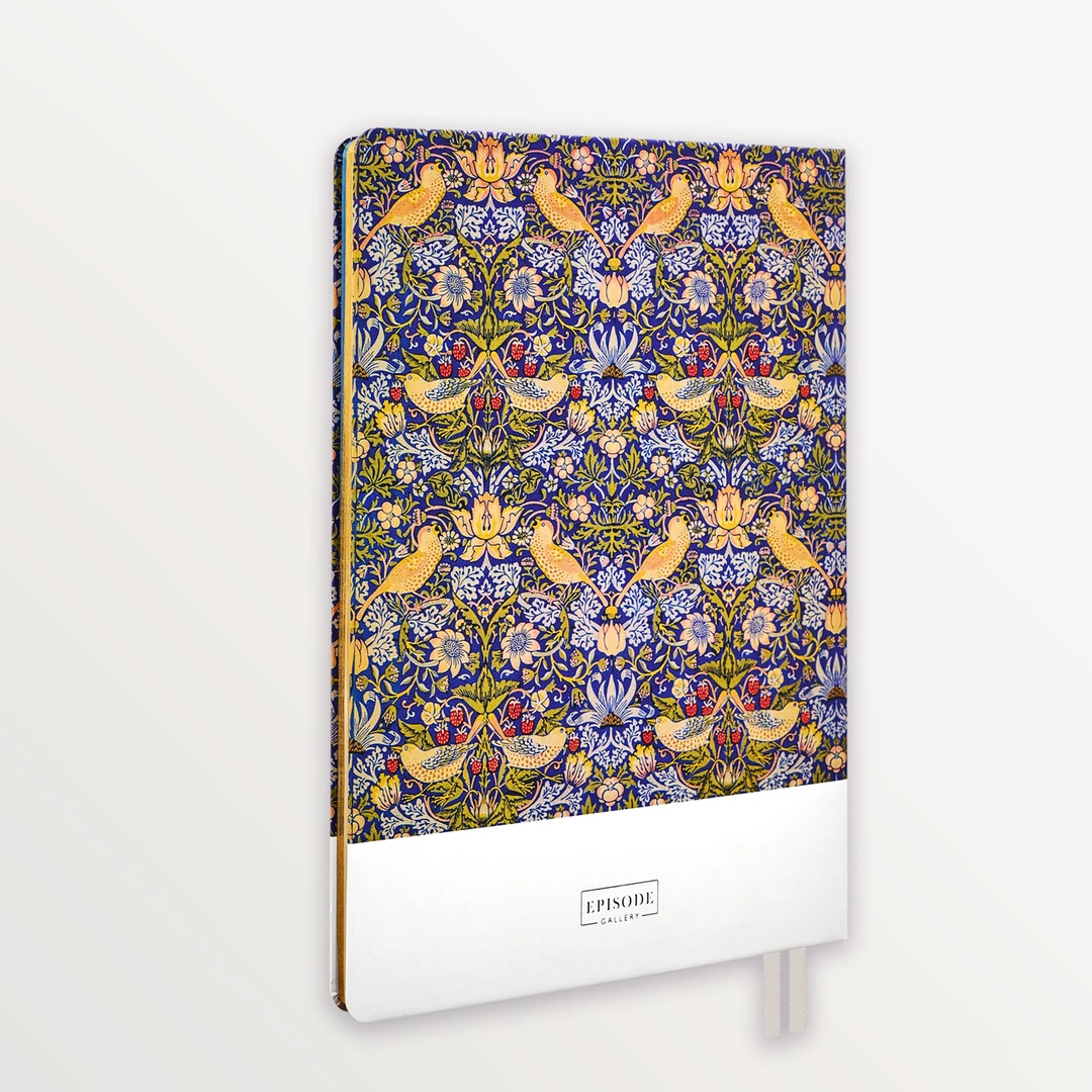 EPISODE GALLERY MORRIS STRAWBERRY THIEF XL CASEBOUND NOTEBOOK