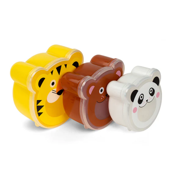 Kikkerland Kidoki Snack Boxes 3'lü Beslenme Kutusu Seti
