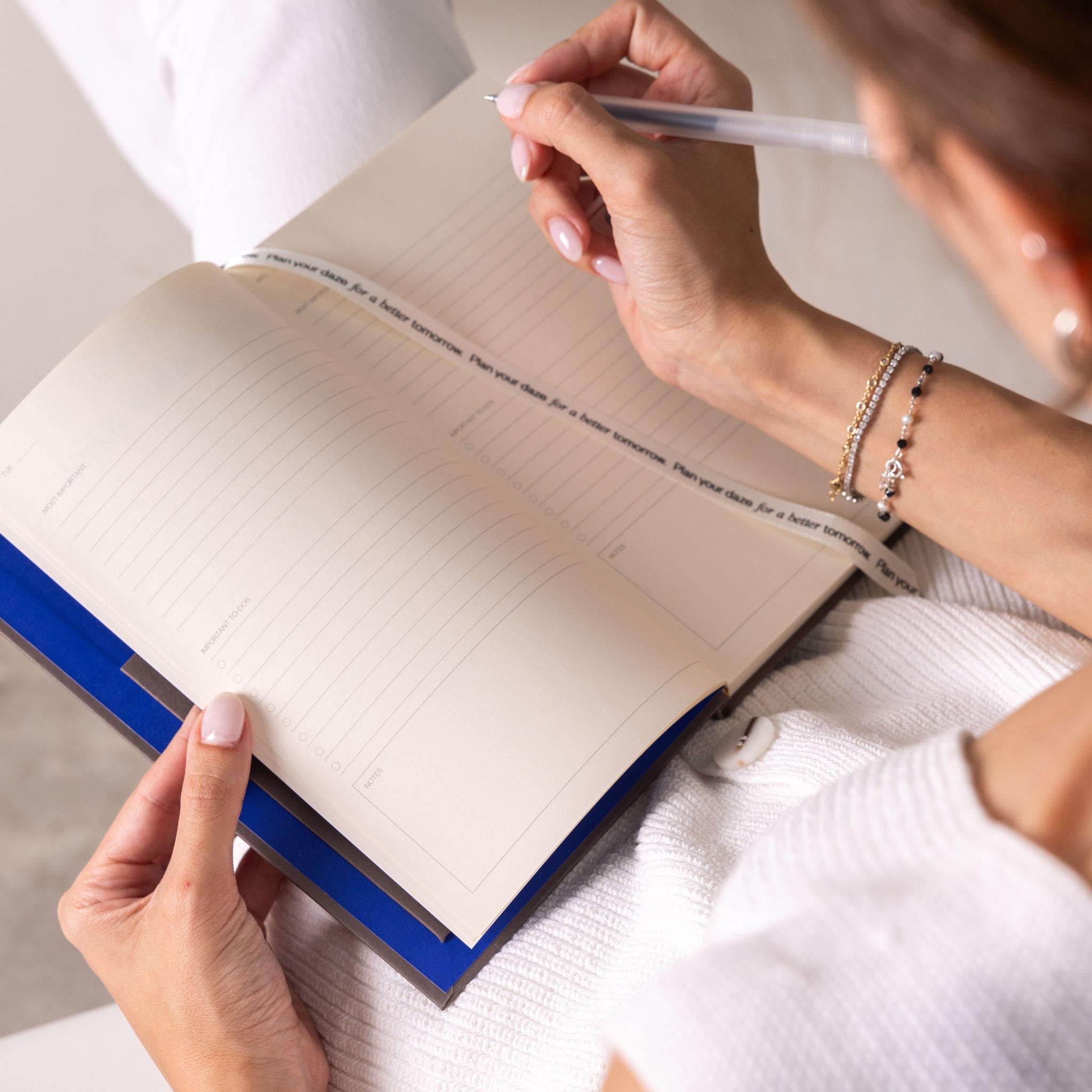 Fundaze Özel Tasarım Daily Planner Kahverengi