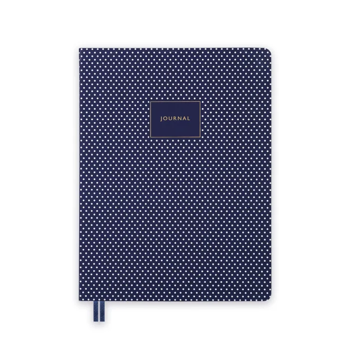 Episode Dotty Navy Polka XL Sert Kapak Defter