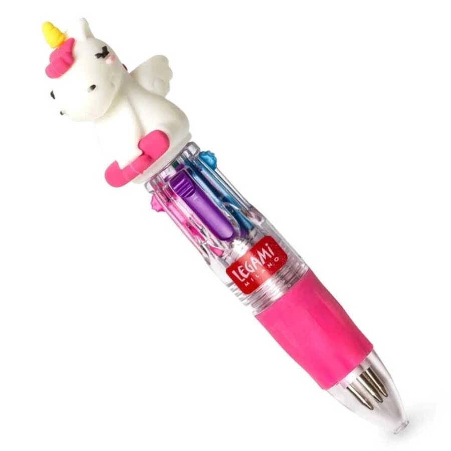 Legami Kalem Mini Magic Gökkuşağı 4 Renkli Unicorn