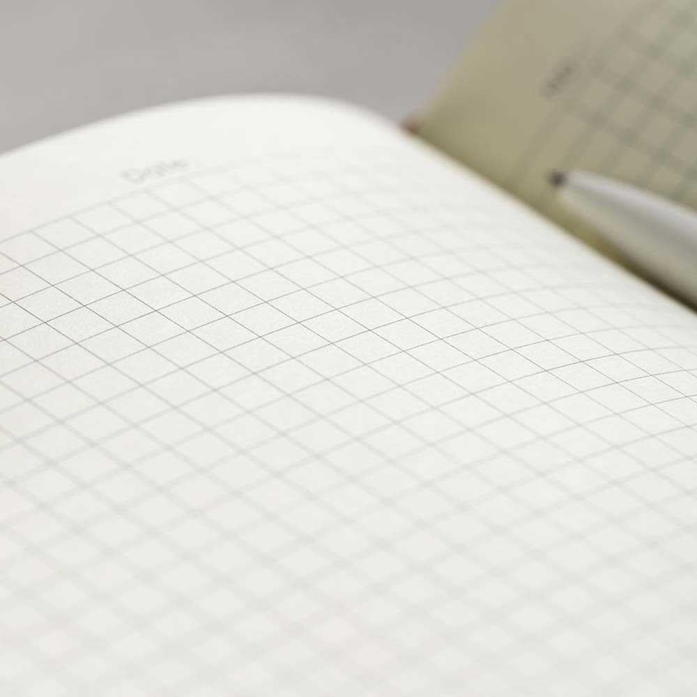 Deli Kumaş Kaplama Koyu Krem A5 96 Yp. Kareli Defter N118G