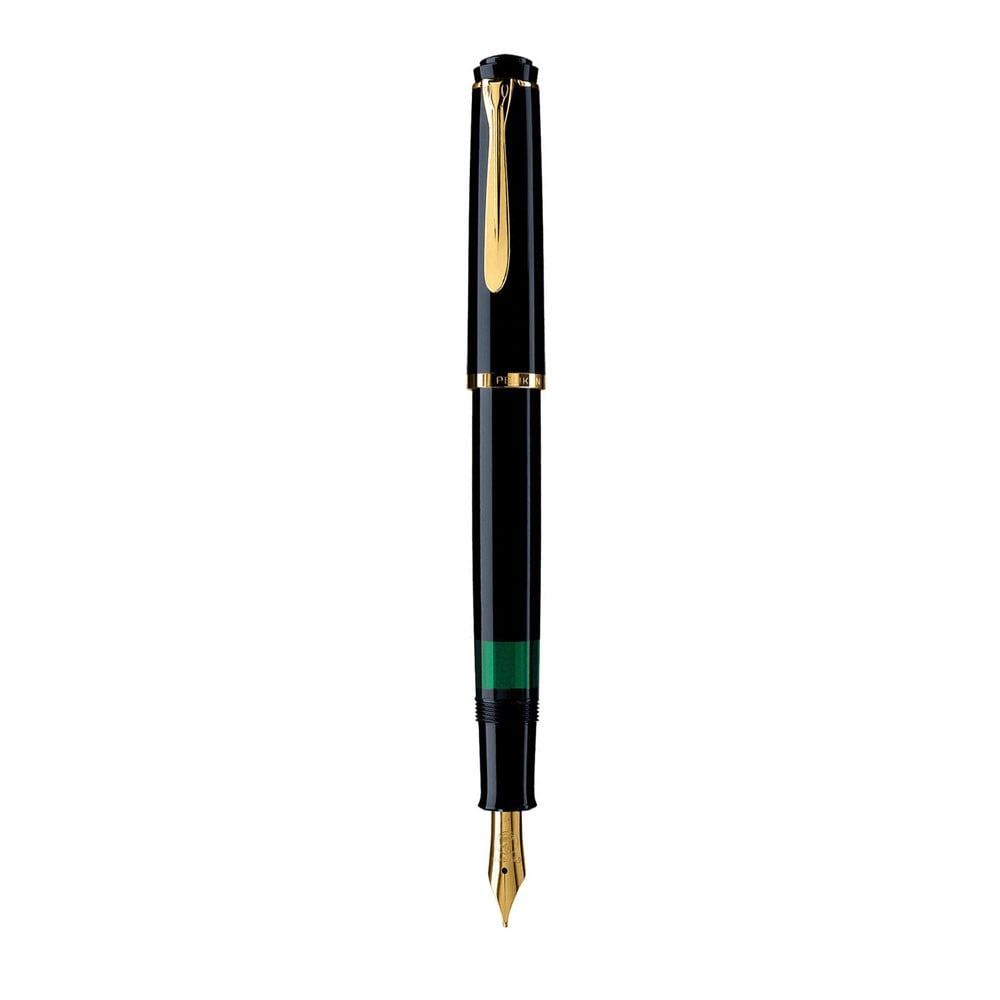 Pelikan Classic Series M200 Black Fountain Pen Dolma Kalem F Uç