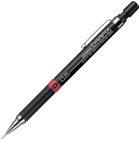 Zebra Drafix Versatil Kalem 0.5 mm Siyah - Kırmızı (98521)