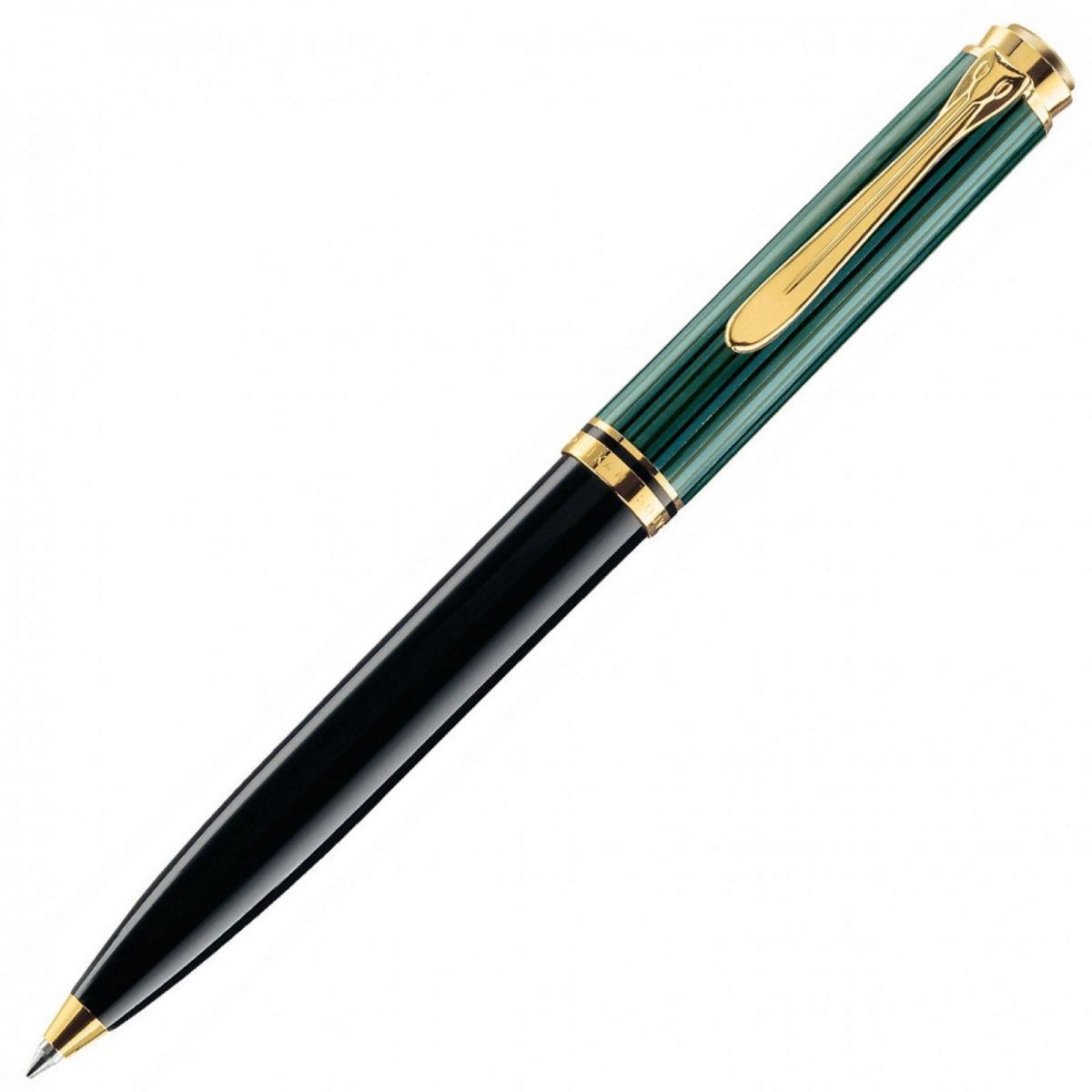 Pelikan Souveran Serisi K600 Yeşil Siyah Tükenmez Kalem