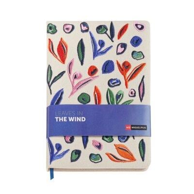 Miquelrius Leaves in the Wind a5 Punch Kapaklı Dokulu Noktalı Defter