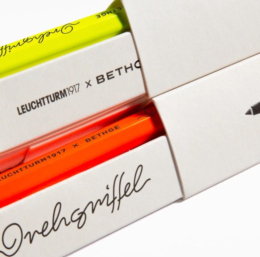 Leuchtturm1917 x Bethge Luminous Edition Drehgriffel No.1 Tükenmez Kalem Luminous Pink 400441