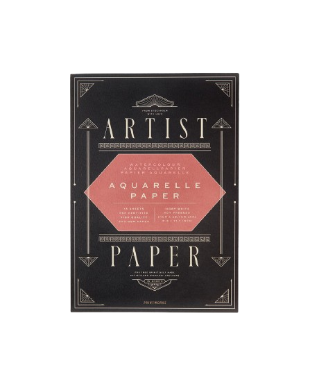 Printworks Aquarelle Paper Pad - Telli A5 Çizgisiz Çizim Defteri 
