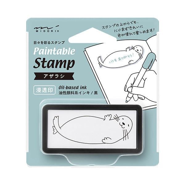 Midori Paintable Penetration Stamp Damga - Half Size - Seal 35506006
