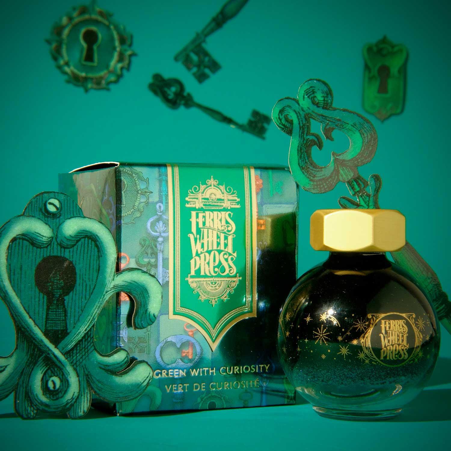 Ferris Wheel Press 20 ml Şişe Mürekkep Green With Curiosity