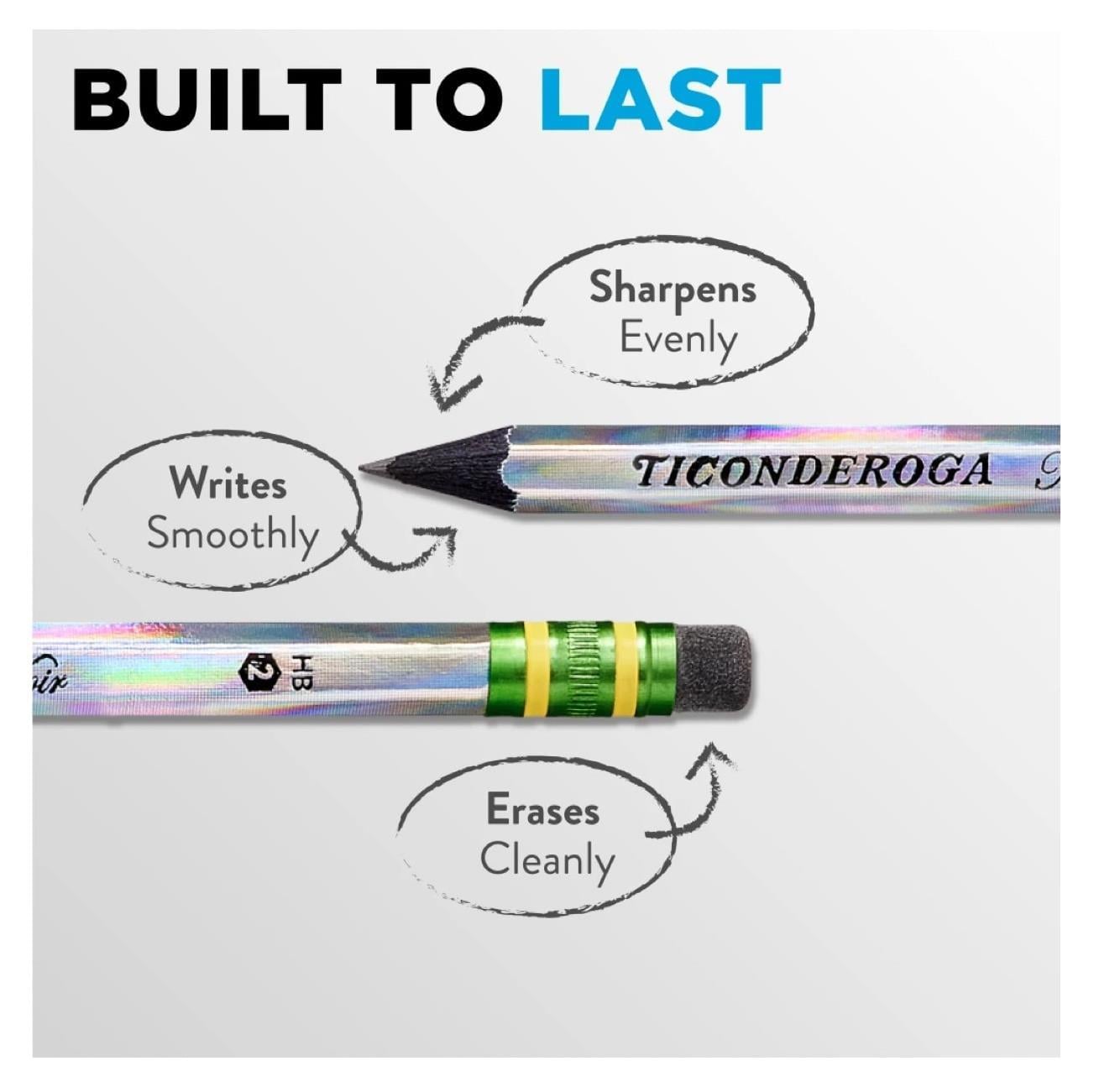 Dixon Ticonderoga The World's Best Pencil Noir 12'li Kurşun Kalem