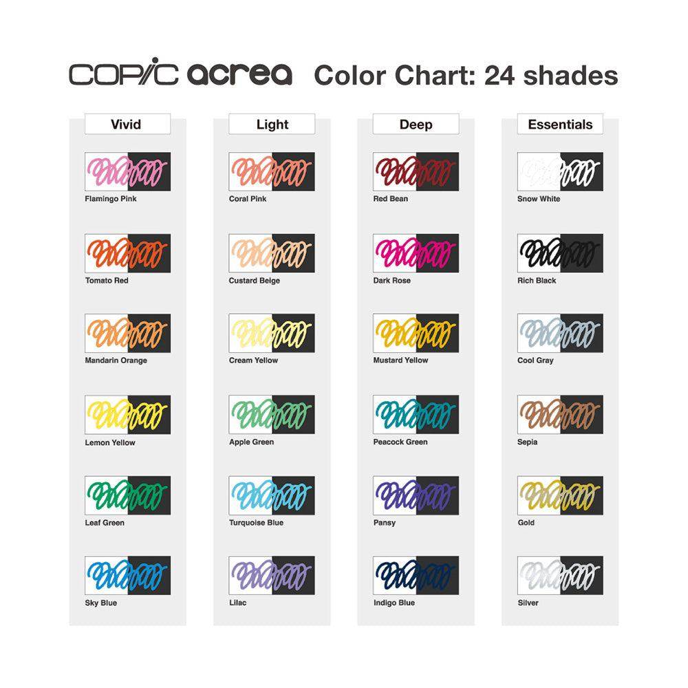 Copic Acrea Paint Marker Her Yüzeye Yazan Çizim Kalemi Rich Black 15GD