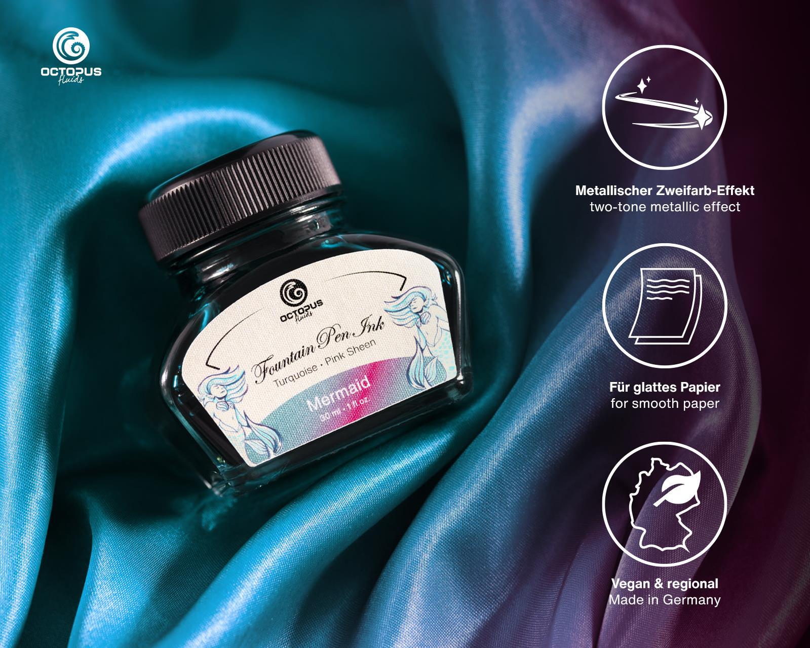 Octopus Fluids Mermaid Revnaklı Mürekkep 30 ml