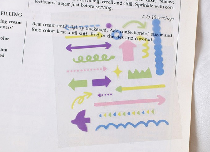 Suatelier Deco Sticker Plain Label Stickers 1677 Plain 73