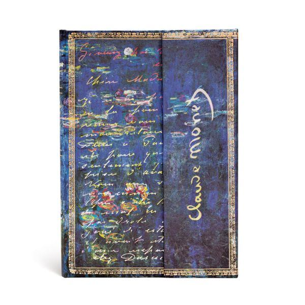 Paperblanks Monet, Water Lilies Sert Kapak 13x18 cm Çizgili Defter PB1209-2