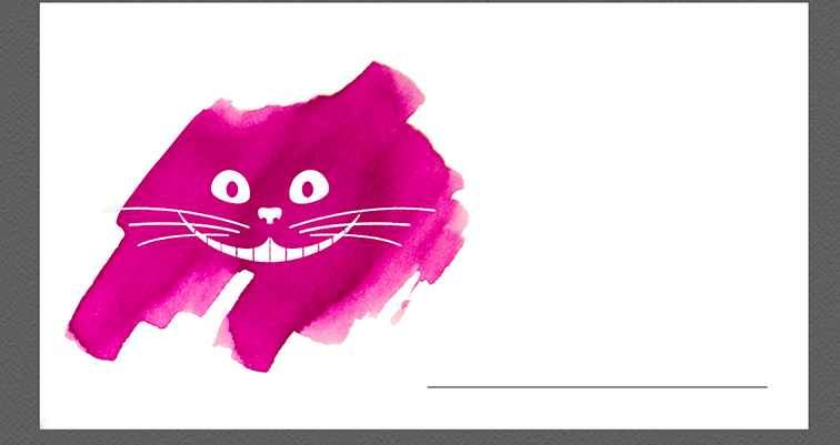 Wearingeul Smile Cat Ink Swatch Card - Mürekkep Deneme Kağıtları 50'li Paket