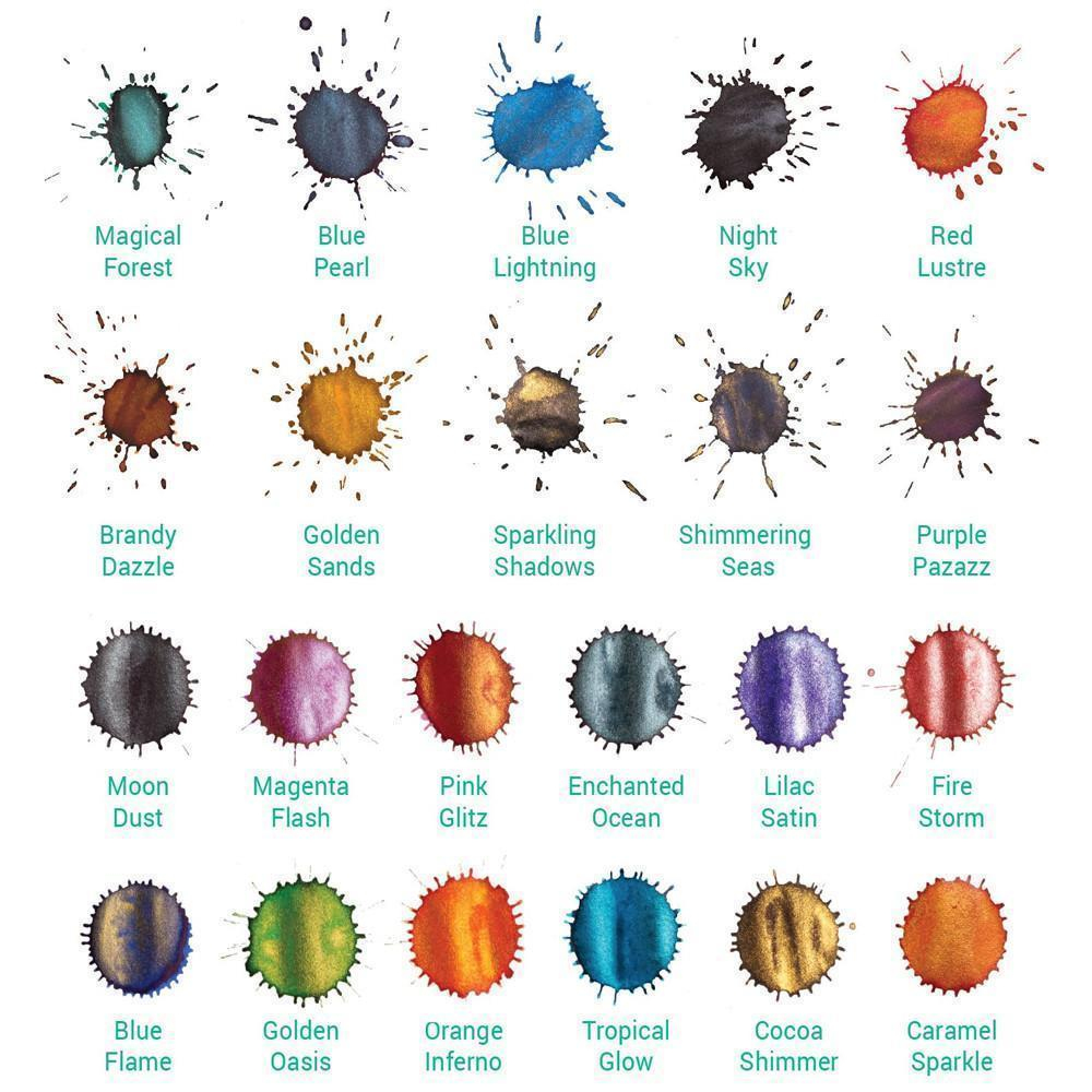 Diamine Ink Shimmering Mürekkep Shimmering Seas 