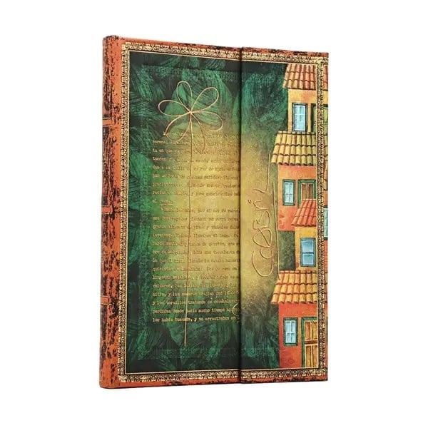 Paperblanks Garcia Marquez, One Hundred Years of Solitude Sert Kapak 18x23 cm Çizgili Defter PB1522-3