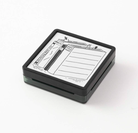 Midori Paintable Penetration Stamp Damga - Large Size -Book 35395006