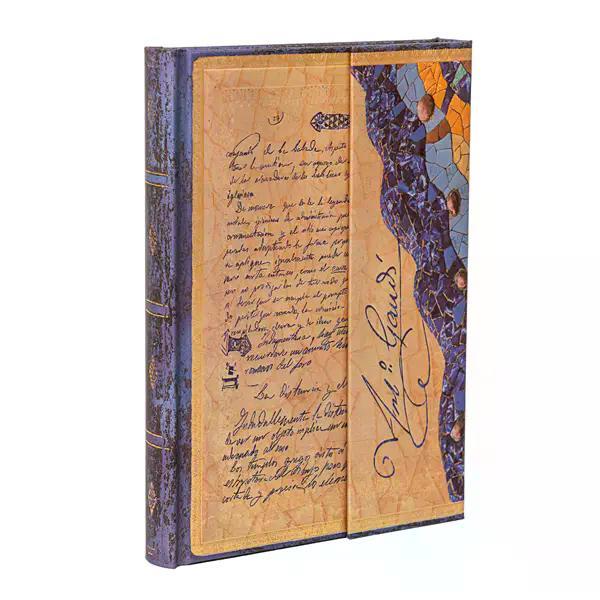 Paperblanks Gaudi, The Manuscript of Reus Midi Çizgisiz Hardcover Journal, 144pg, 120 gr.