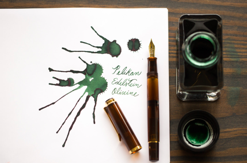 Pelikan M205 Dolma Kalem Mürekkep Set B Olivine 