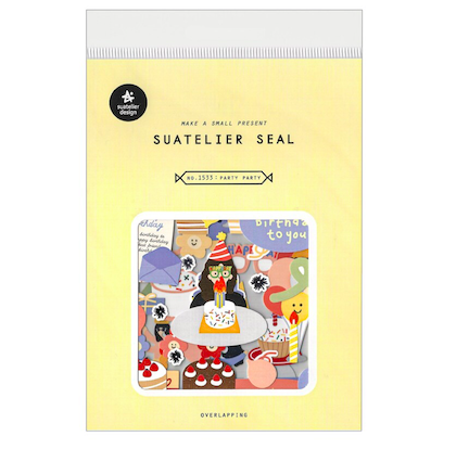 Suatelier Seal Party Party Sticker Seti