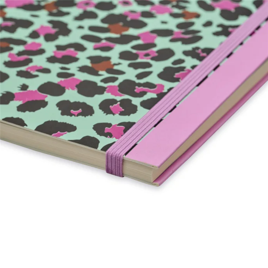 Episode Leopard Sky Pink XL Perfect Bound Defter
