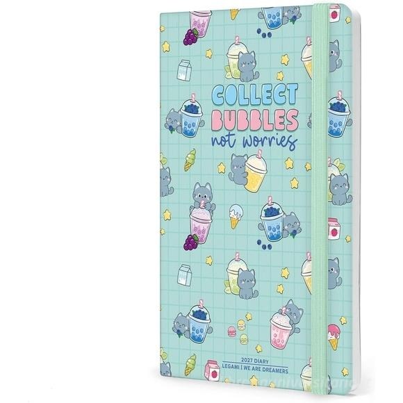 Legami 12 Aylık Günlük 2027 - Kedi - Bubble Tea - Orta Boy - Haftalık AG2712124